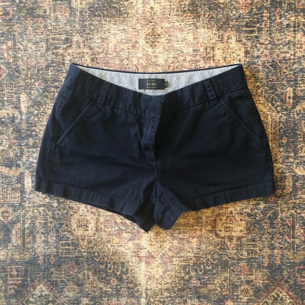 J Crew | Navy Chino Shorts